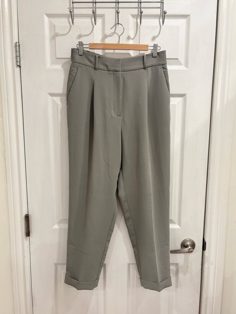Aritzia Wilfred Dashwood Green Grey Pants - Picture 6 of 12